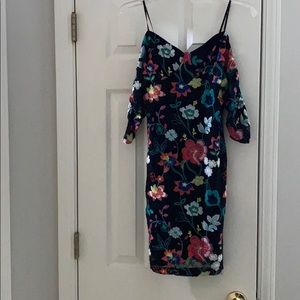 Floral embroidered dress